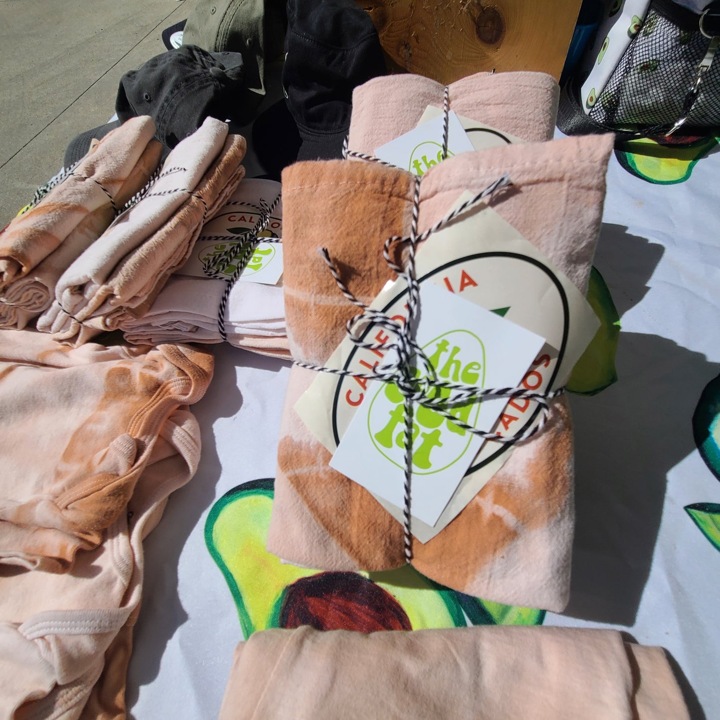 Avocado Pit Dyed Tea Towels- Pack of 2