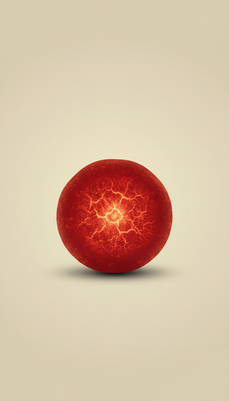 Crimson tomato ember—vine-ripened