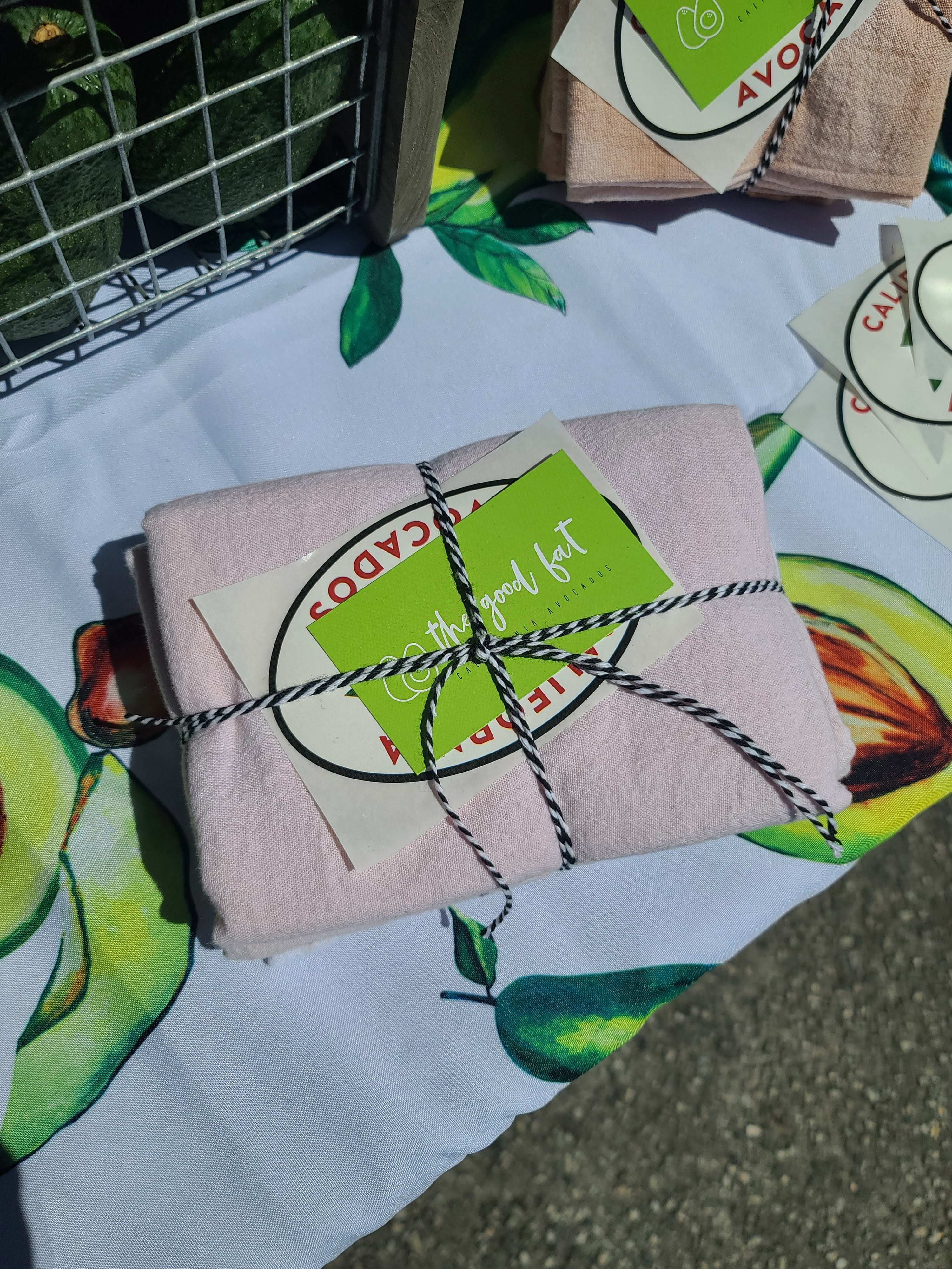 Avocado Pit Dyed Tea Towels- Pack of 2