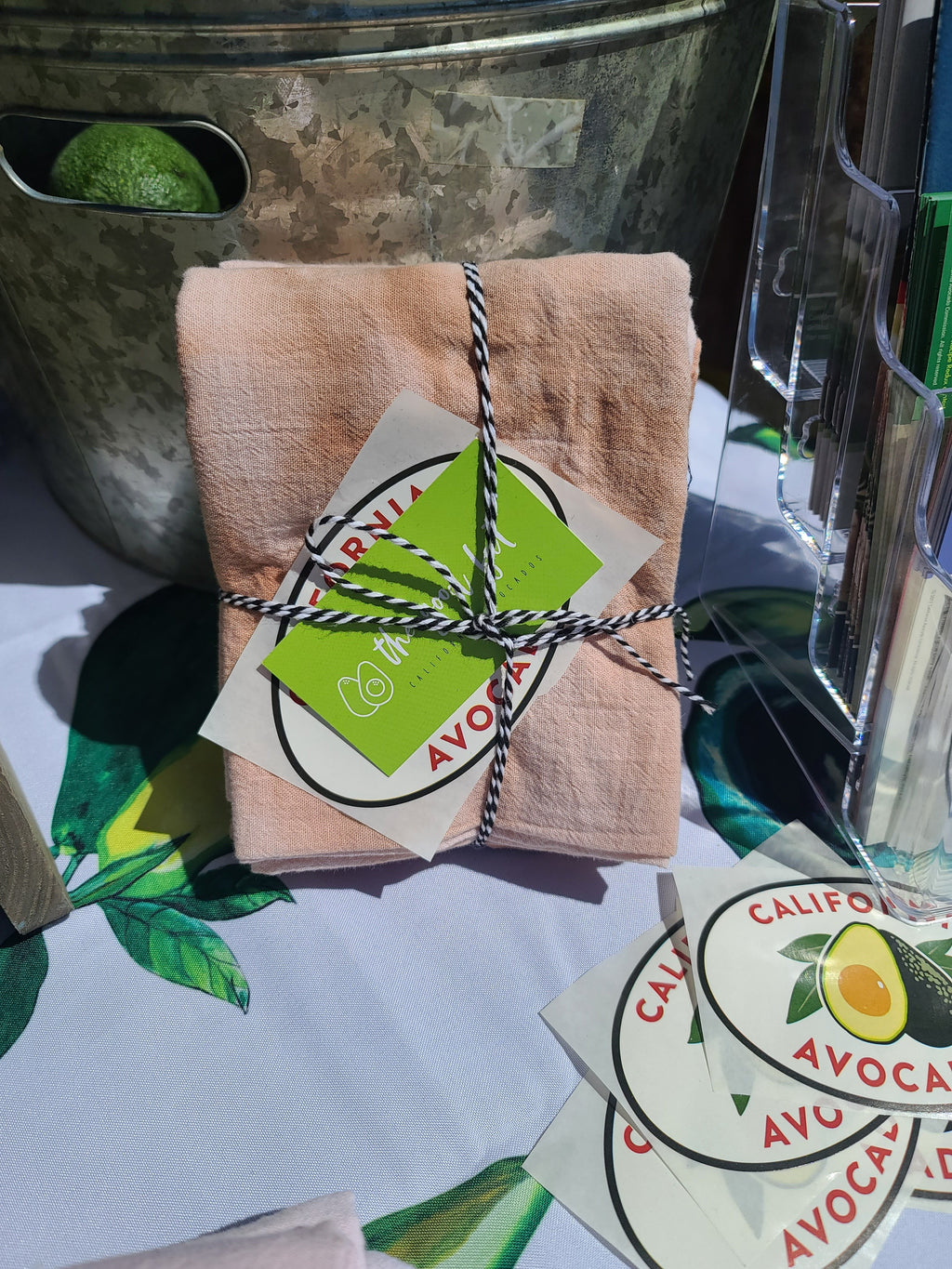 Avocado Pit Dyed Tea Towels- Pack of 2