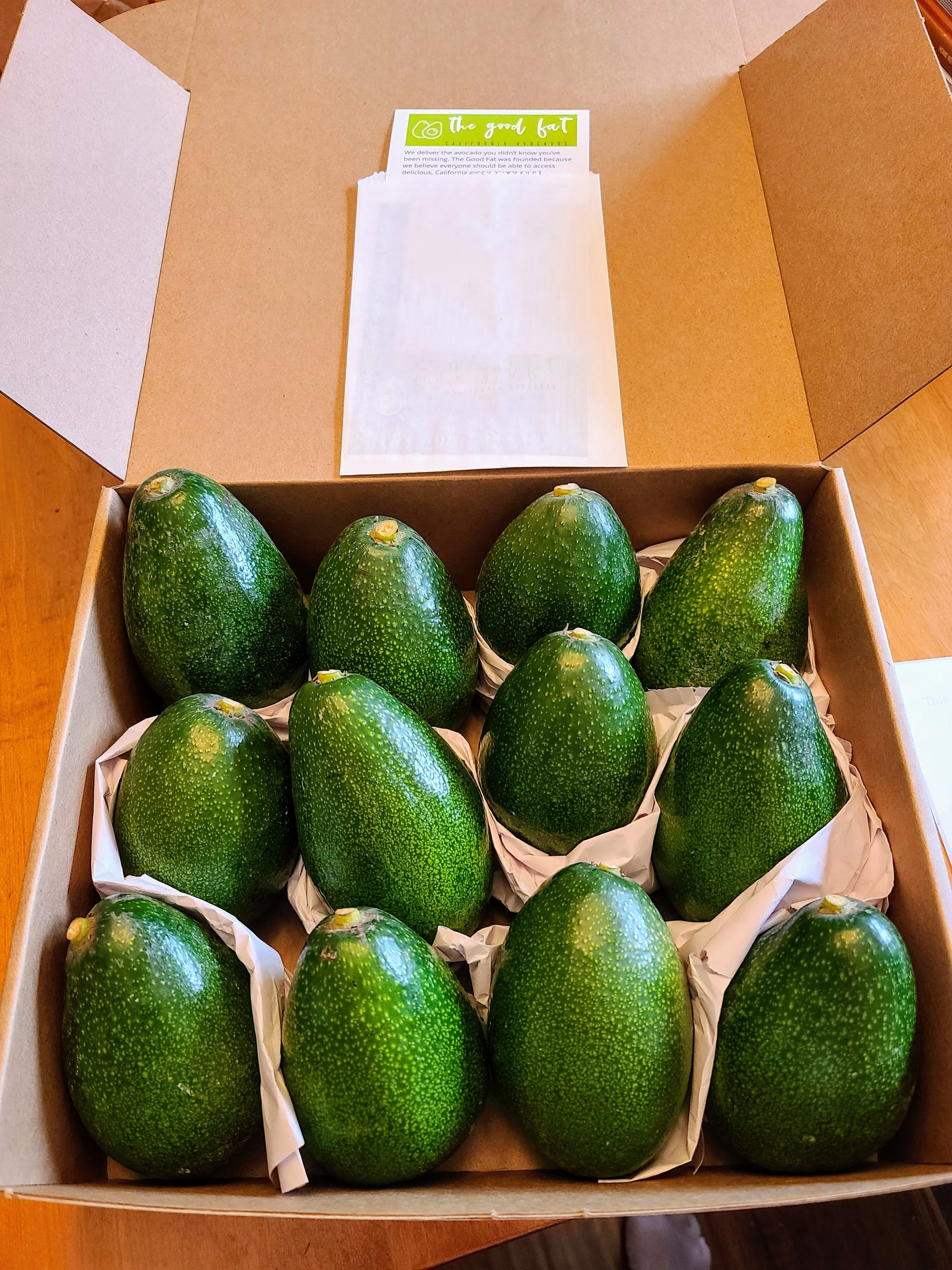 Avocado In Box Large Avocado Box- Single order – The Good Fat
