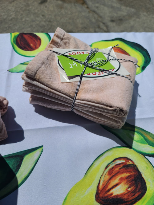 Avocado Pit Dyed Tea Towels- Pack of 3