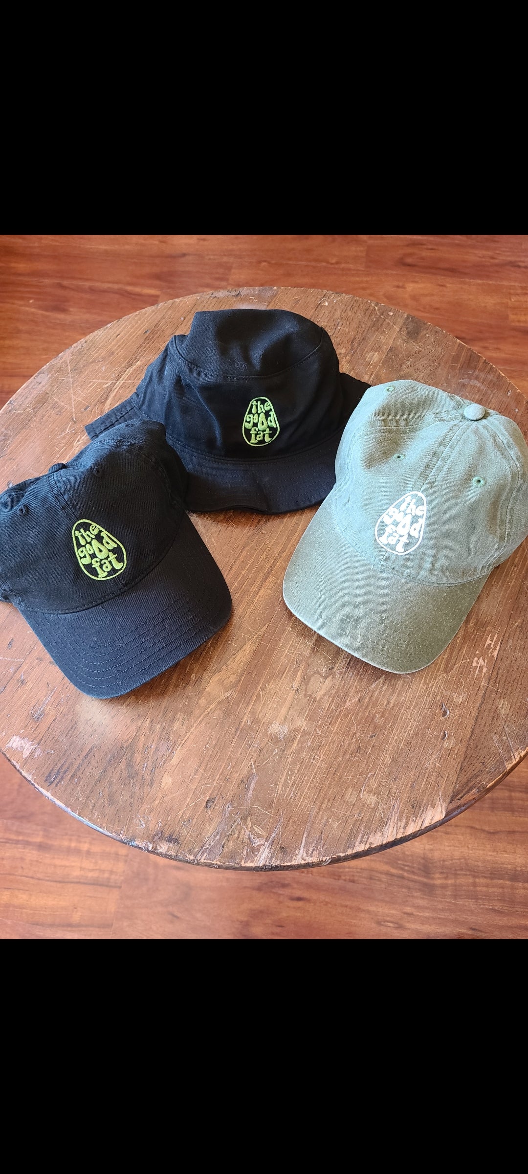 Black TGF dad hat